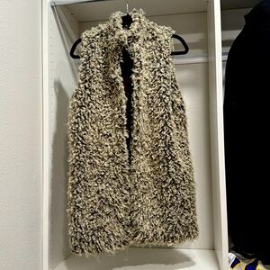 Faux fur vest